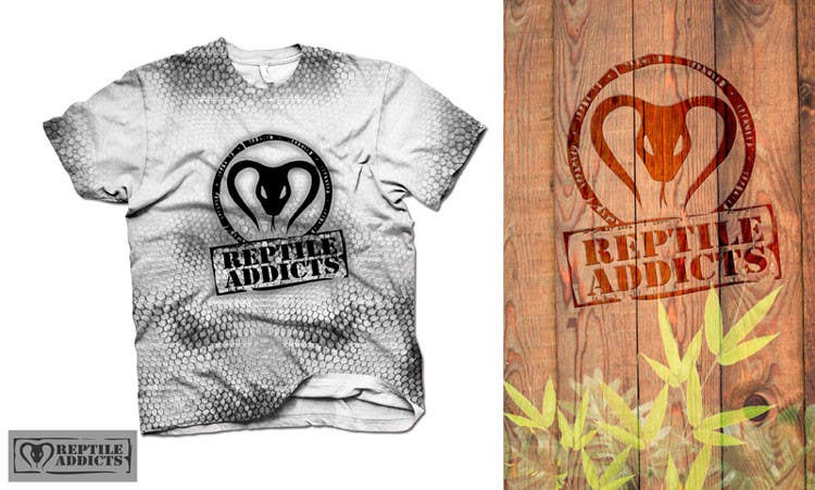 Kilpailutyö #18 kilpailussa                                                 Design a T-Shirt for Reptile Addicts
                                            