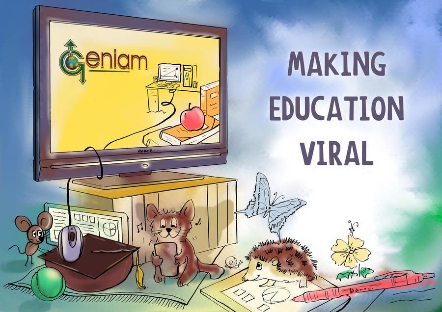 Konkurrenceindlæg #9 for                                                 Illustrate:  "Making Education Viral"
                                            