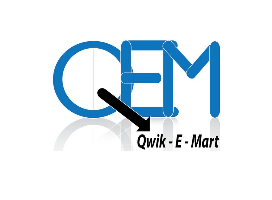 #216. pályamű a(z)                                                  Logo Design for Qwik-E-Mart
                                             versenyre