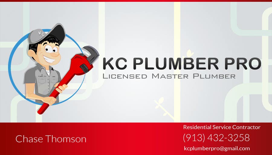 Proposition n°5 du concours                                                 Design some Business Cards for KC Plumber Pro
                                            