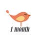 Miniatura de participación en el concurso Nro.5 para                                                     create 12 animation for baby monthly stickers
                                                