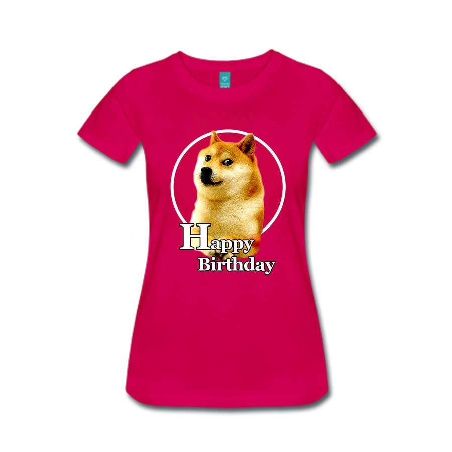 Contest Entry #7 for                                                 Design a T-Shirt for a birthday message with Doge theme
                                            