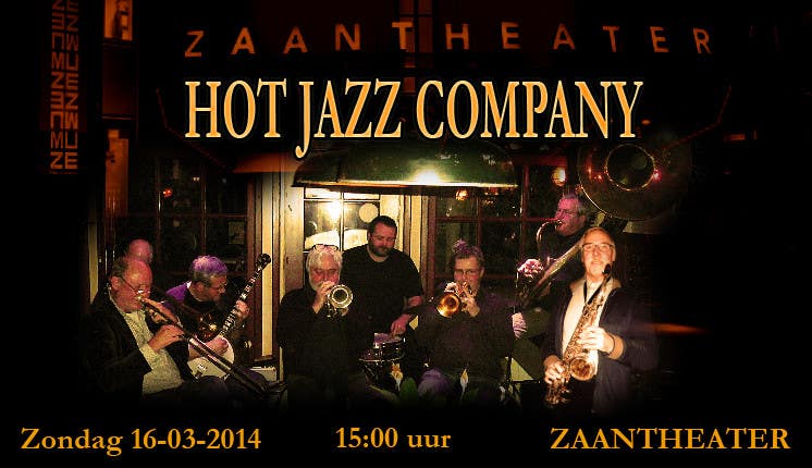 Proposition n°7 du concours                                                 Design a simple band advertisement for Hot Jazz Company
                                            