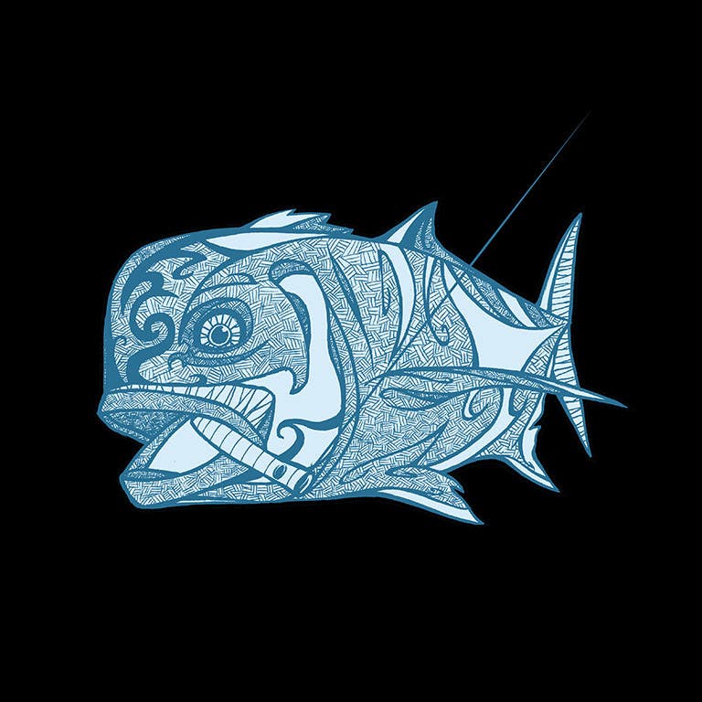 Penyertaan Peraduan #33 untuk                                                 T-shirt design for Trevally Fish
                                            