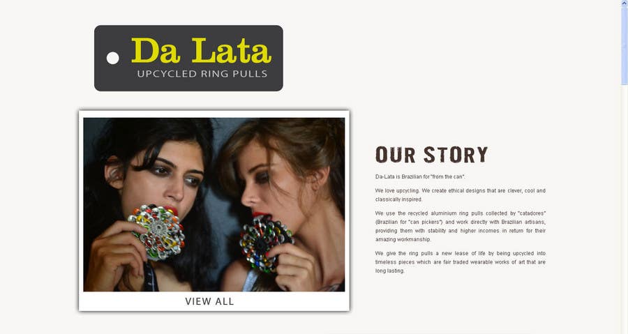 Entri Kontes #374 untuk                                                Logo Design for "Da Lata" www.da-lata.com
                                            