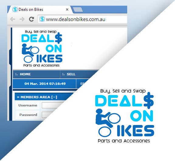 Proposition n°16 du concours                                                 Design a Logo for Deals On Bikes Online Auction Website
                                            