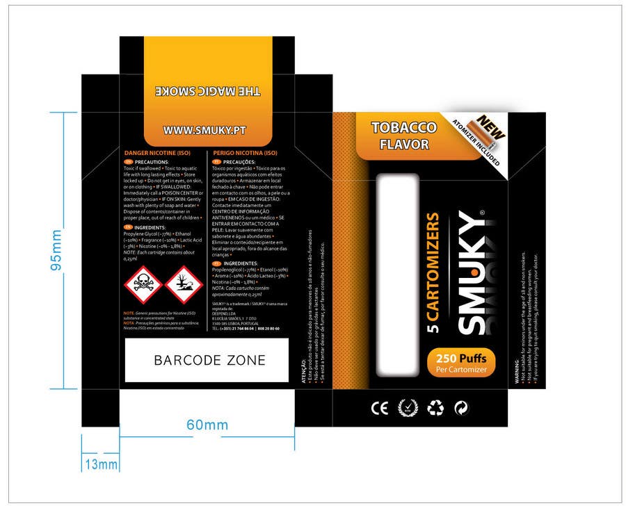Proposition n°28 du concours                                                 Packaging Design for SMUKY
                                            