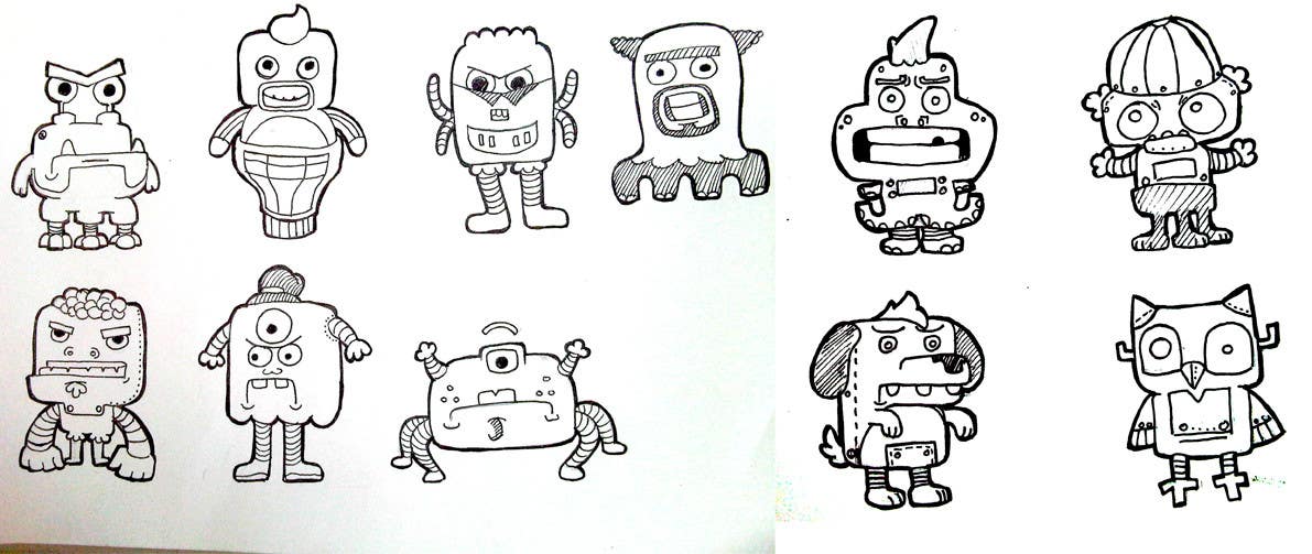 Inscrição nº 16 do Concurso para                                                 Funny Monster Robot Illustrations Wanted
                                            