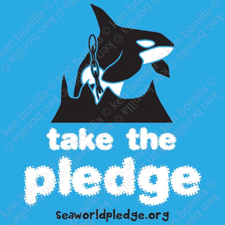 Participación en el concurso Nro.1 para                                                 T Shirt for SeaWorld Pledge
                                            