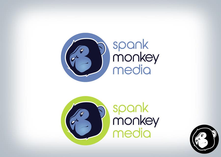 Penyertaan Peraduan #106 untuk                                                 Logo Design for Spank Monkey Media
                                            