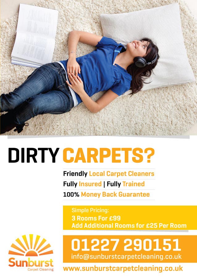 Inscrição nº 25 do Concurso para                                                 Design a Flyer for a carpet cleaning business. DOUBLE sided
                                            