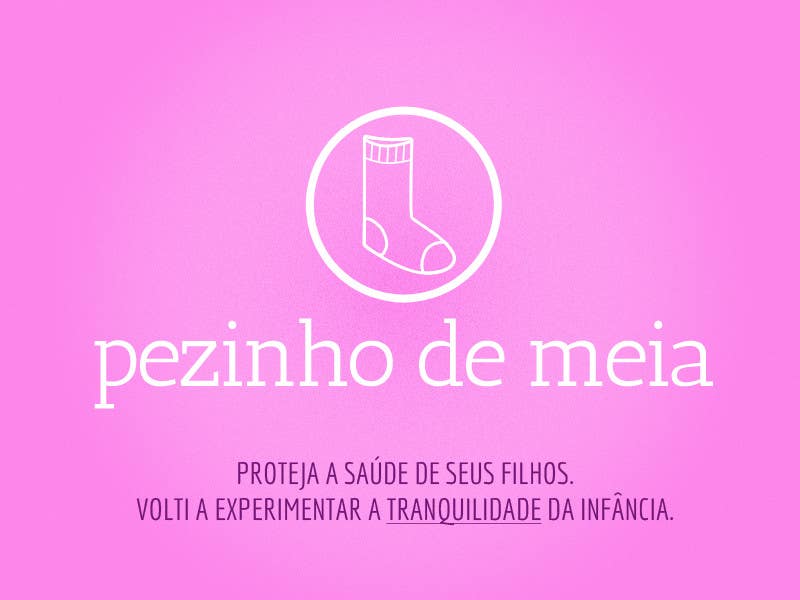 Contest Entry #7 for                                                 Logo Design for Pezinho de Meia (Baby Socks in portuguese)
                                            