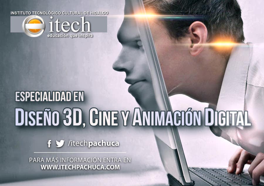 Participación en el concurso Nro.15 para                                                 Diseña un flyer para el posgrado en diseño 3d, cine y animación digital
                                            