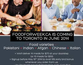 #22 cho Design a Flyer/Poster FoodForWeek.ca bởi mthmb