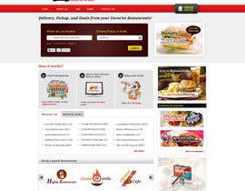 vanessama tarafından Design a Website Mockup for A &quot;Websites for Restaurants&quot; Home Page için no 4