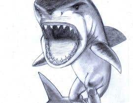 #34 for Illustrate a Half-Man Half-Shark Character for a Movie af portretv3