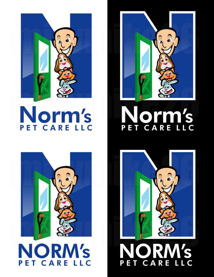 Penyertaan Peraduan #13 untuk                                                 Design a Logo for Norm's Pet Care LLC
                                            