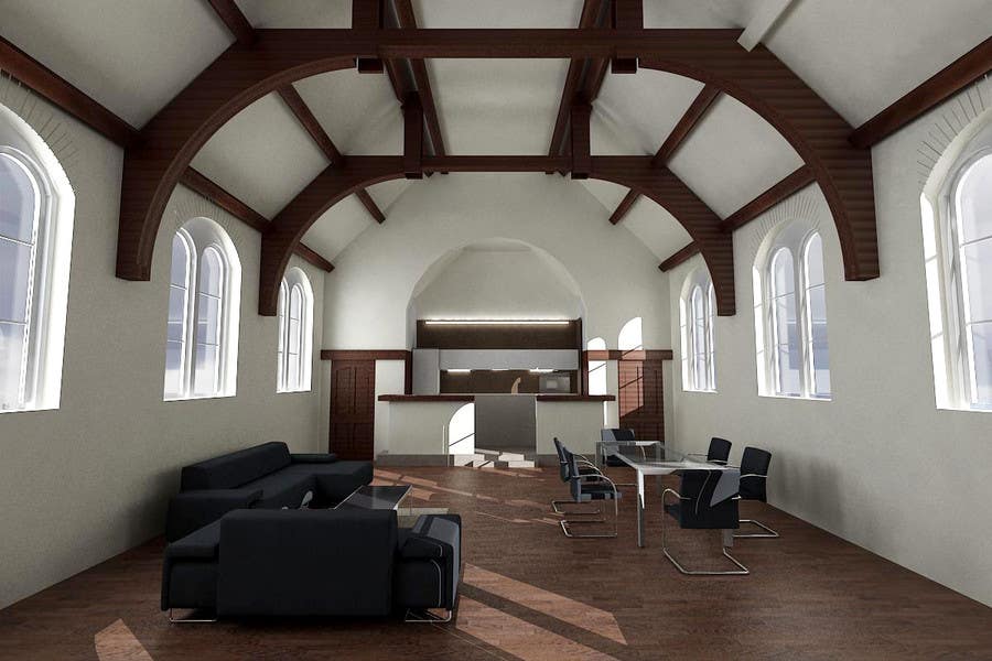 Contest Entry #17 for                                                 3D Rendering for Interior of Church Conversion - 2 images
                                            