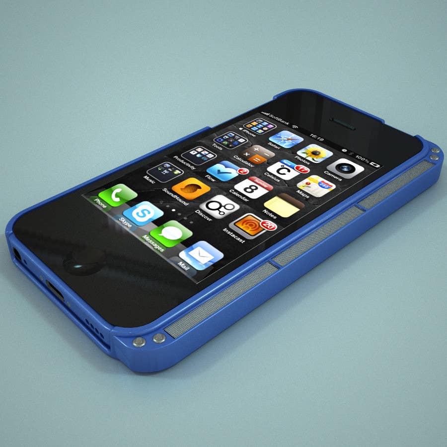 Συμμετοχή Διαγωνισμού #6 για                                                 3D Modelling Design a iphone case
                                            