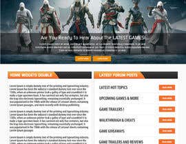 #9 for Design a Website Mockup for Blue River Arts af GamingLogos