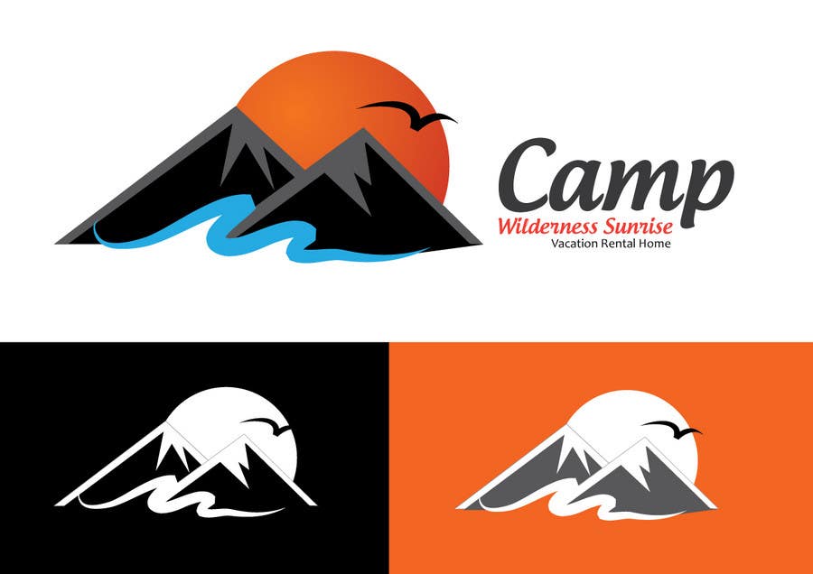 Proposition n°50 du concours                                                 Logo Design for Camp Wilderness Sunrise
                                            