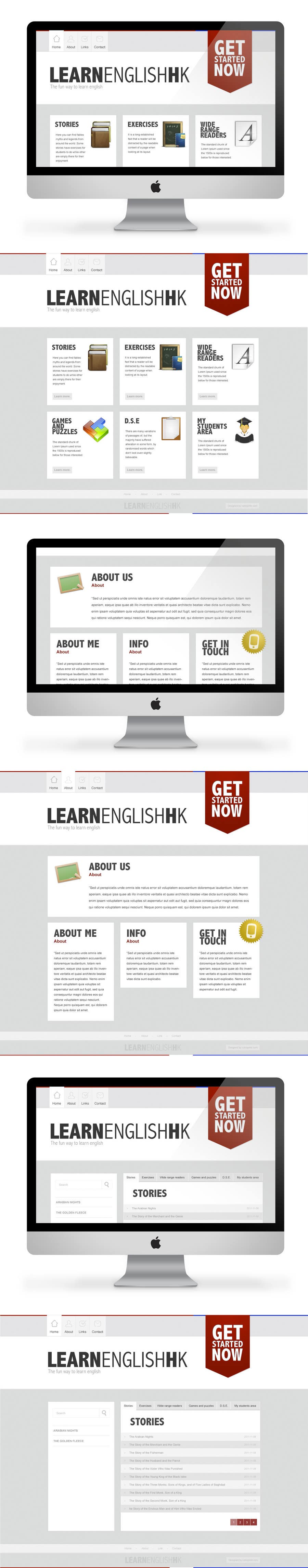 Contest Entry #73 for                                                 Wordpress Theme Design for Teaching English
                                            