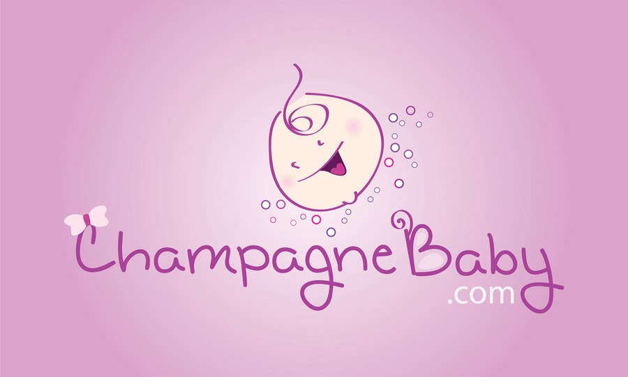 Bài tham dự cuộc thi #63 cho                                                 Logo Design for www.ChampagneBaby.com
                                            