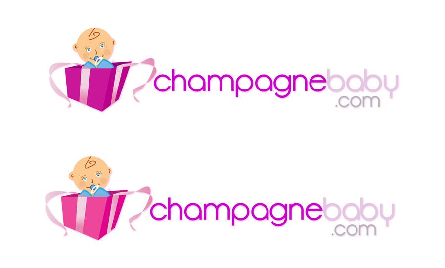 Intrarea #105 pentru concursul „                                                Logo Design for www.ChampagneBaby.com
                                            ”