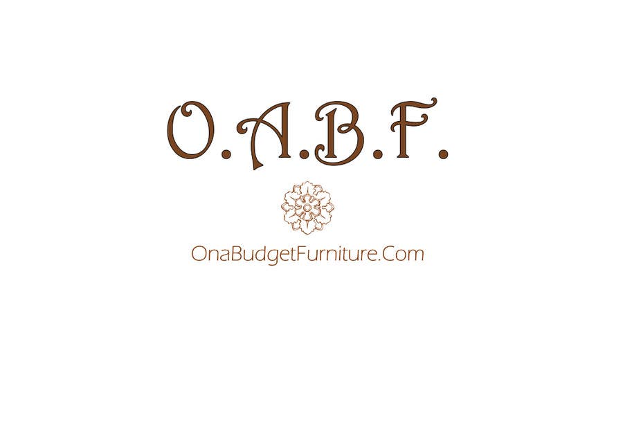 Penyertaan Peraduan #77 untuk                                                 Design a Logo for OnaBudgetFurniture.Com
                                            