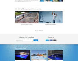 #41 cho Design a Website Mockup/Including Logo for Pool Renovation company bởi ashikimran
