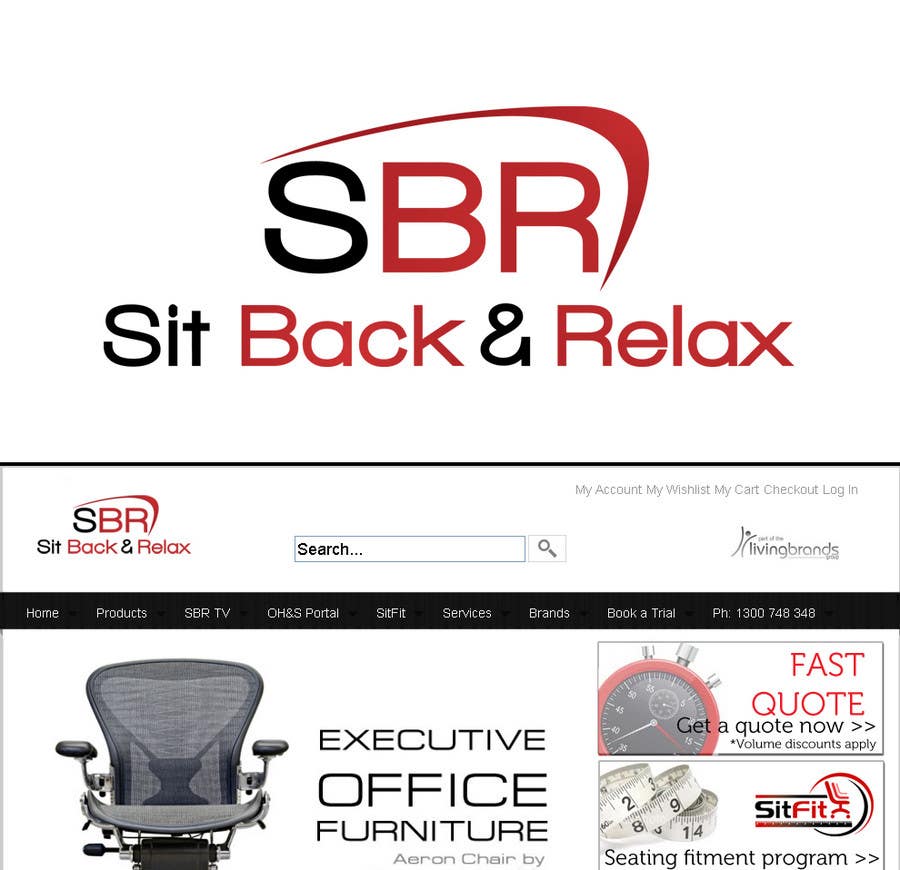 Proposition n°36 du concours                                                 Logo Design for Sit Back & Relax
                                            