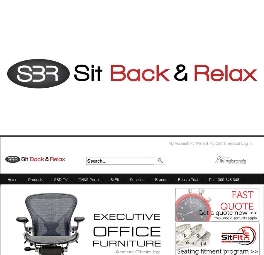 #39. pályamű a(z)                                                  Logo Design for Sit Back & Relax
                                             versenyre