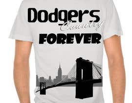 nº 7 pour Design a T-Shirt for LA Dodgers par moiz158 