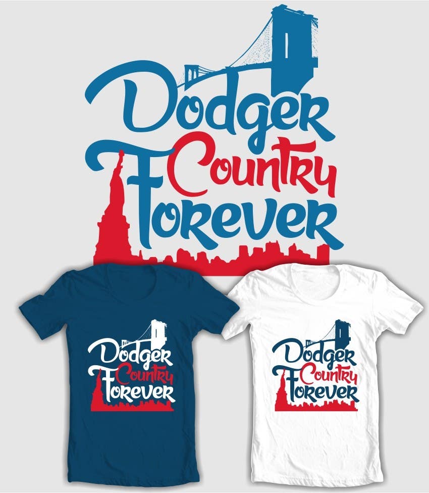 Proposition n°6 du concours                                                 Design a T-Shirt for LA Dodgers
                                            