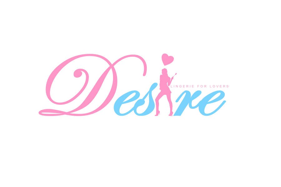 Natečajni vnos #284 za                                                 Logo Design for Desire Lingerie for Lovers
                                            