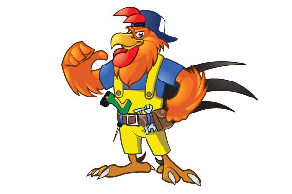 Inscrição nº 4 do Concurso para                                                 Need a Cartoon Rooster -- Cable TV Service Man Created!
                                            