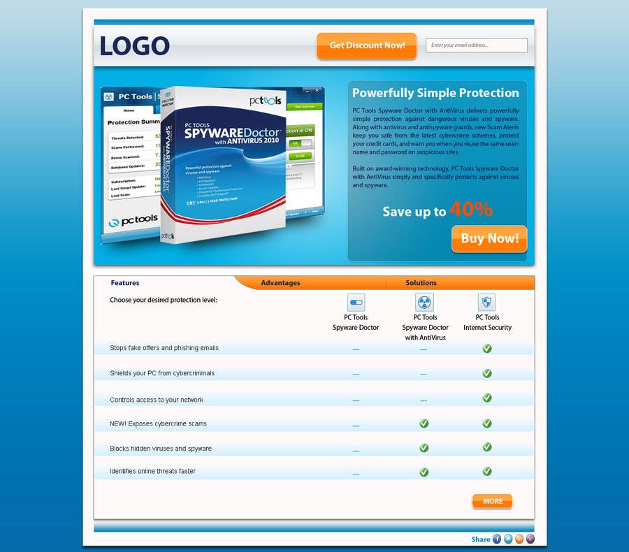 Proposition n°3 du concours                                                 Website Design for Landing Page for Discount on Software (Homepage + Subpage)
                                            