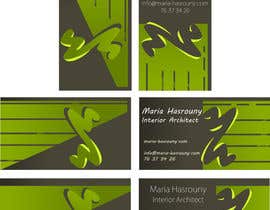 Nro 9 kilpailuun Maria Hasrouny Business Card käyttäjältä mozolti092005