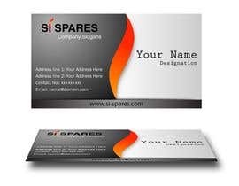 #147 Business Card Design for SI - Spares részére ehsan85 által