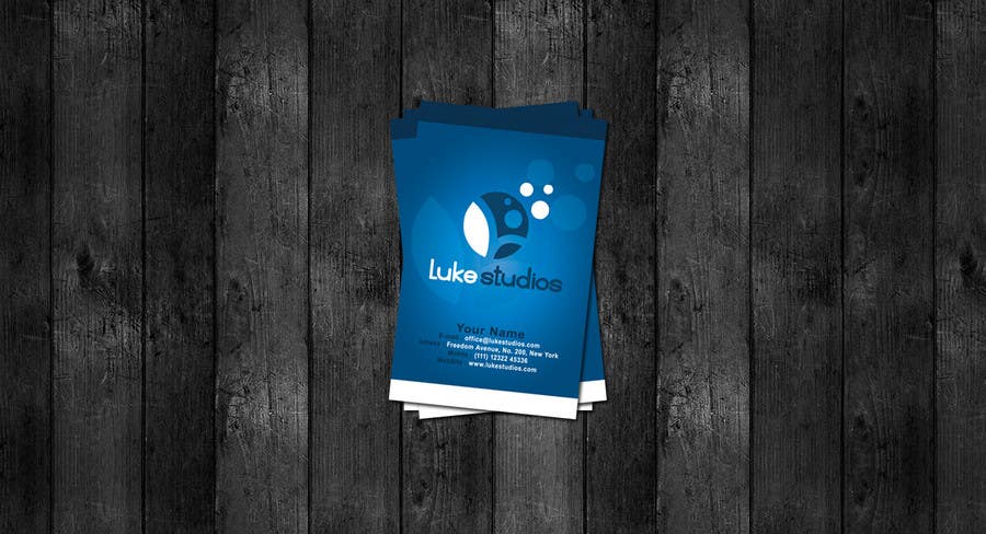 Kilpailutyö #48 kilpailussa                                                 Business Card Design for Luke's Studio
                                            