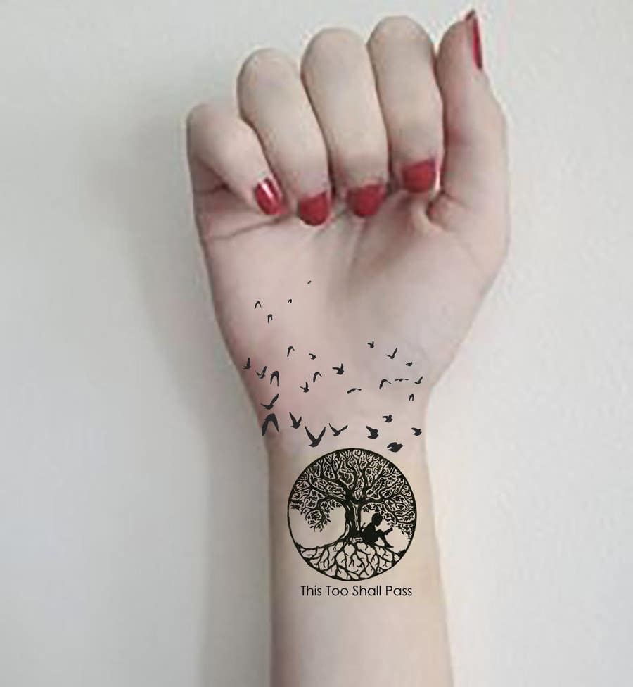 Entry #15 by oad56bb40caa7a57 for Design a Tree Tattoo | Freelancer