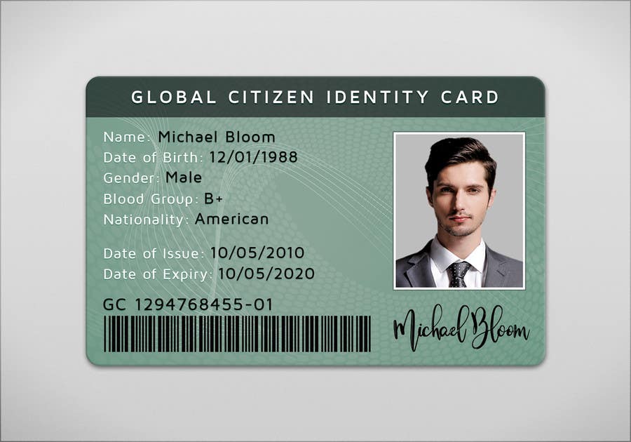 Id citizen Identity document. 