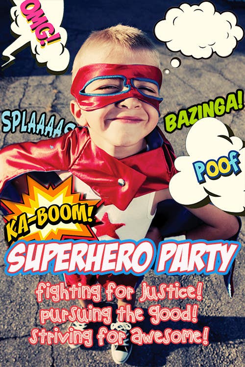 Penyertaan Peraduan #5 untuk                                                 Design a Flyer for Super Hero Day
                                            