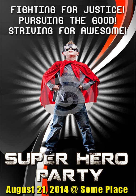 Penyertaan Peraduan #14 untuk                                                 Design a Flyer for Super Hero Day
                                            
