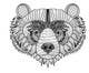 Miniatura de participación en el concurso Nro.9 para                                                     Handrawn Artistic Bear (head only) Design
                                                