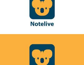 #26 for Mobile app logo named &quot;Notelive&quot; by Blazeloid