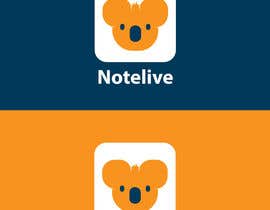 #80 for Mobile app logo named &quot;Notelive&quot; by Blazeloid