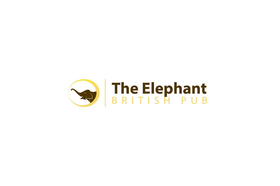 Inscrição nº 150 do Concurso para                                                 Logo Design for The Elephant British Pub
                                            