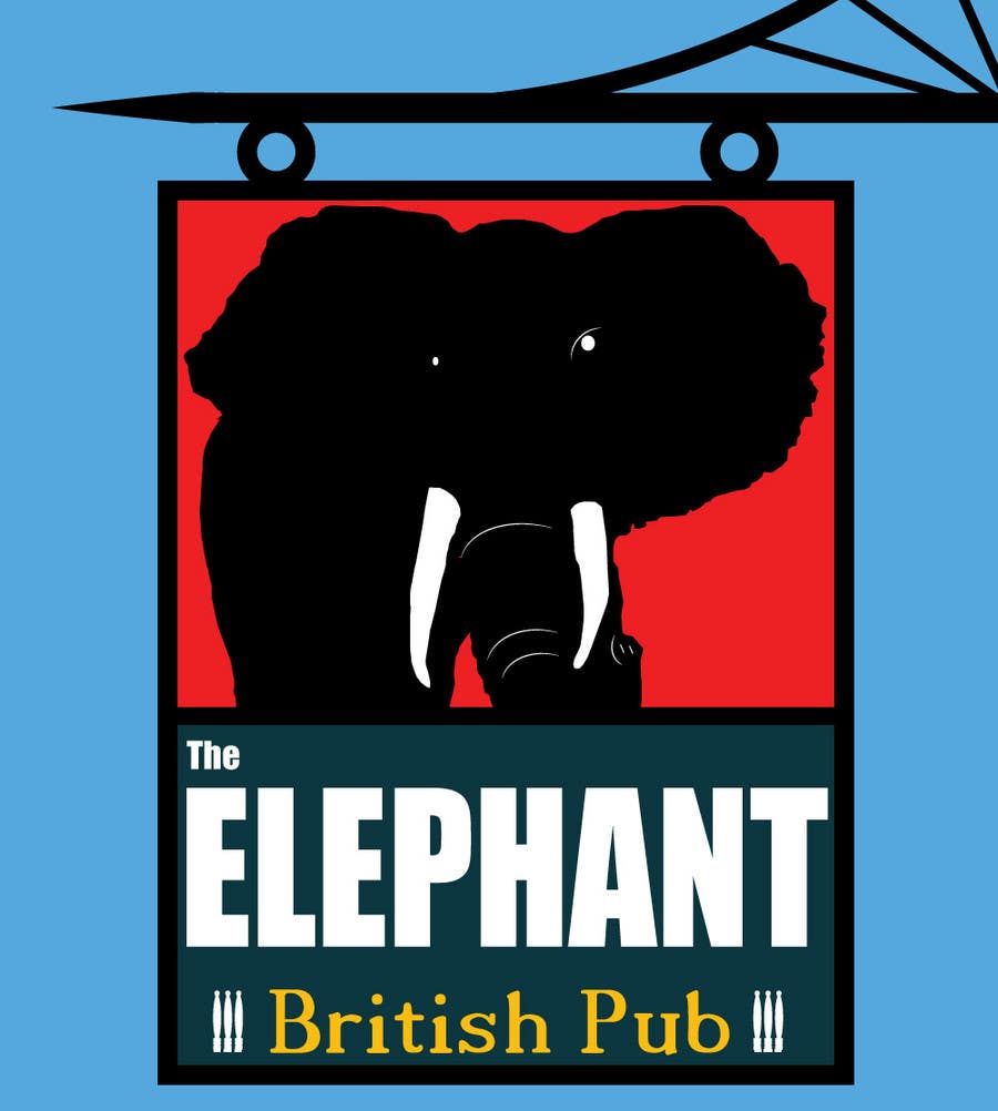 Intrarea #60 pentru concursul „                                                Logo Design for The Elephant British Pub
                                            ”