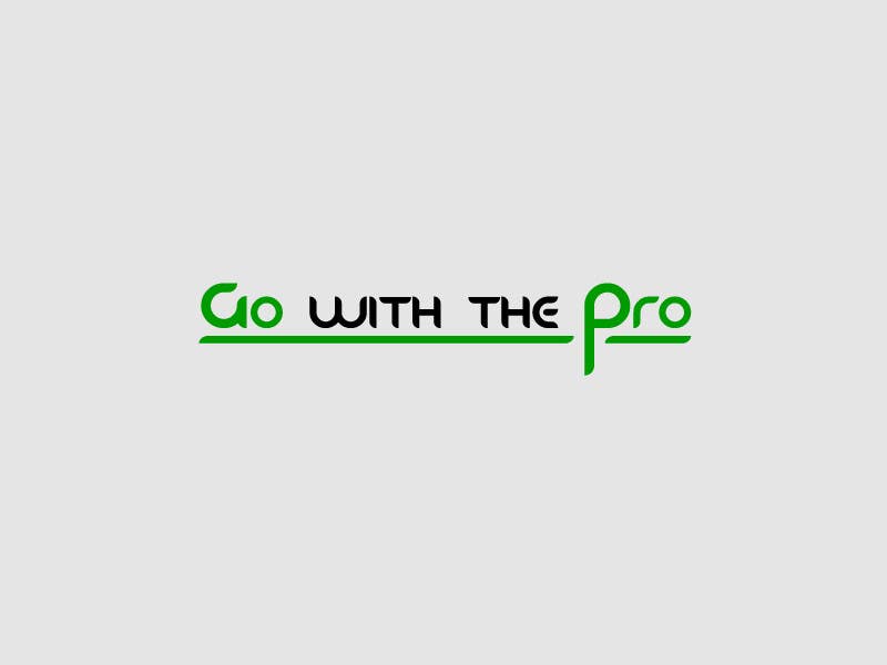 Intrarea #182 pentru concursul „                                                Logo Design for Go With The Pro
                                            ”